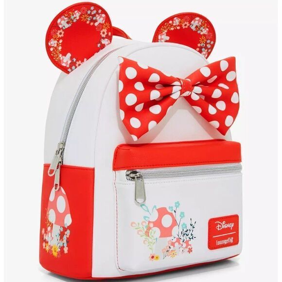 Loungefly Disney Minnie Mouse Mushroom Floral Mini Backpack main image 4